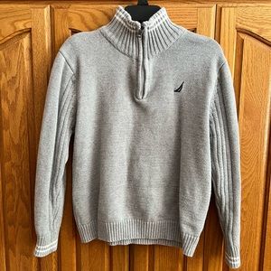 Náutica Quarter Zip Knit Boys Pullover Sweater